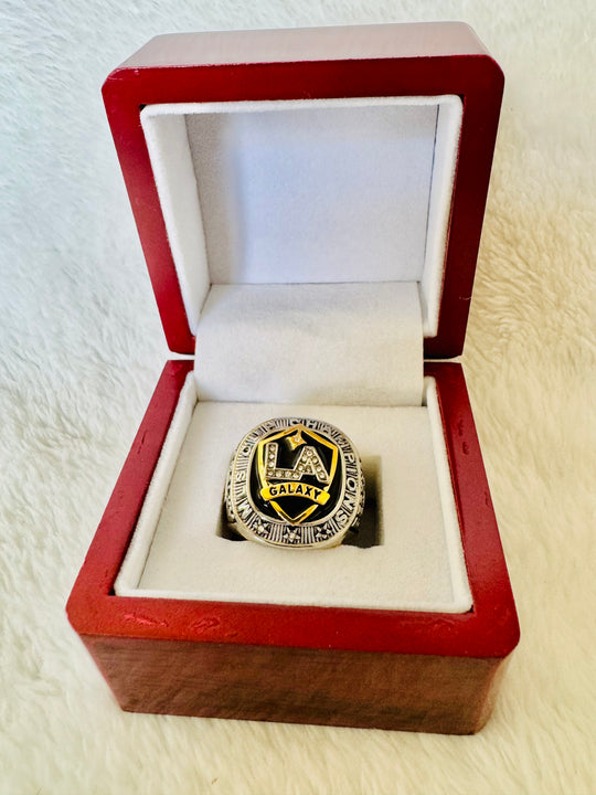 2011 MLS Cup LA Galaxy Championship Replica Ring Stadium Giveaway With Box - EB Sports Championship Rings
