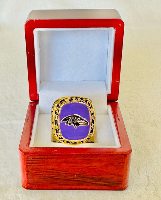Baltimore Ravens Team Ring Balfour W Box, US Ship NFL