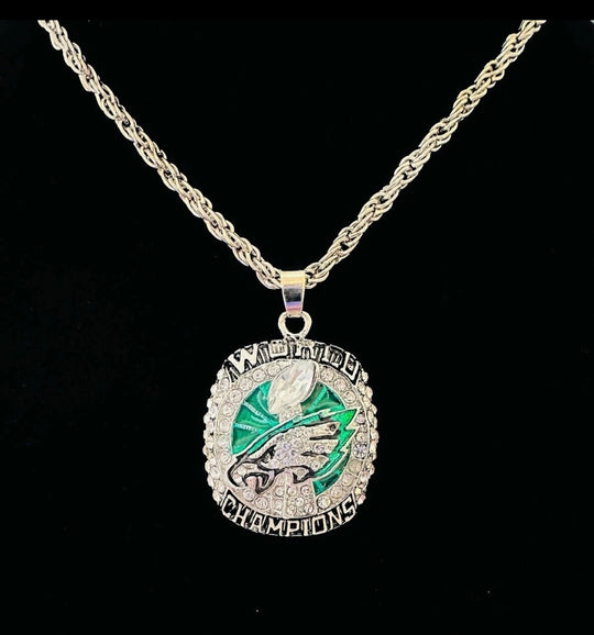 Philadelphia Eagles 2017 SB Championship Pendant, USA Seller
