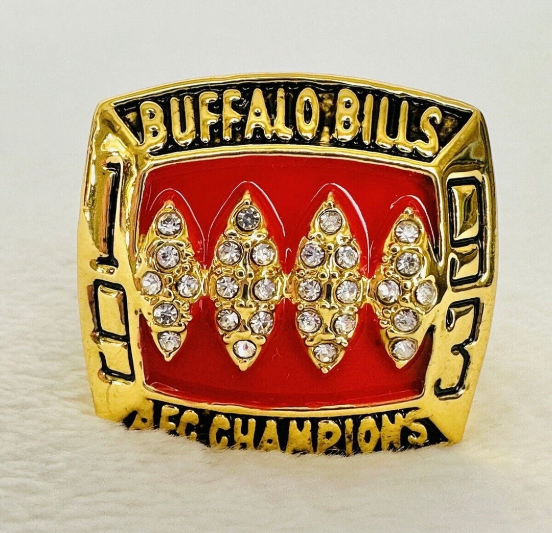 1993 Buffalo Bills AFC Championship Ring, US Ship - EB Sports Championship Rings