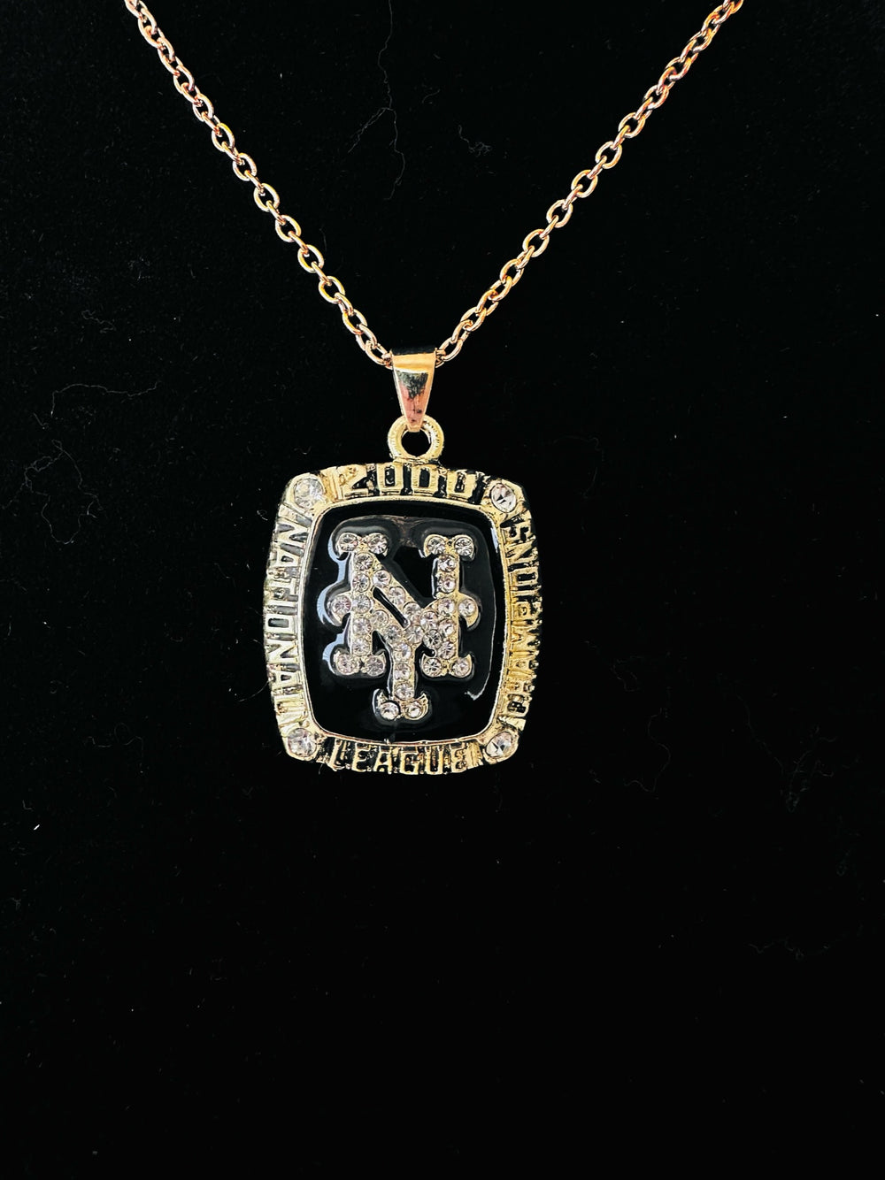 2000 New York Mets NL Championship Pendant - EB Sports Championship Rings