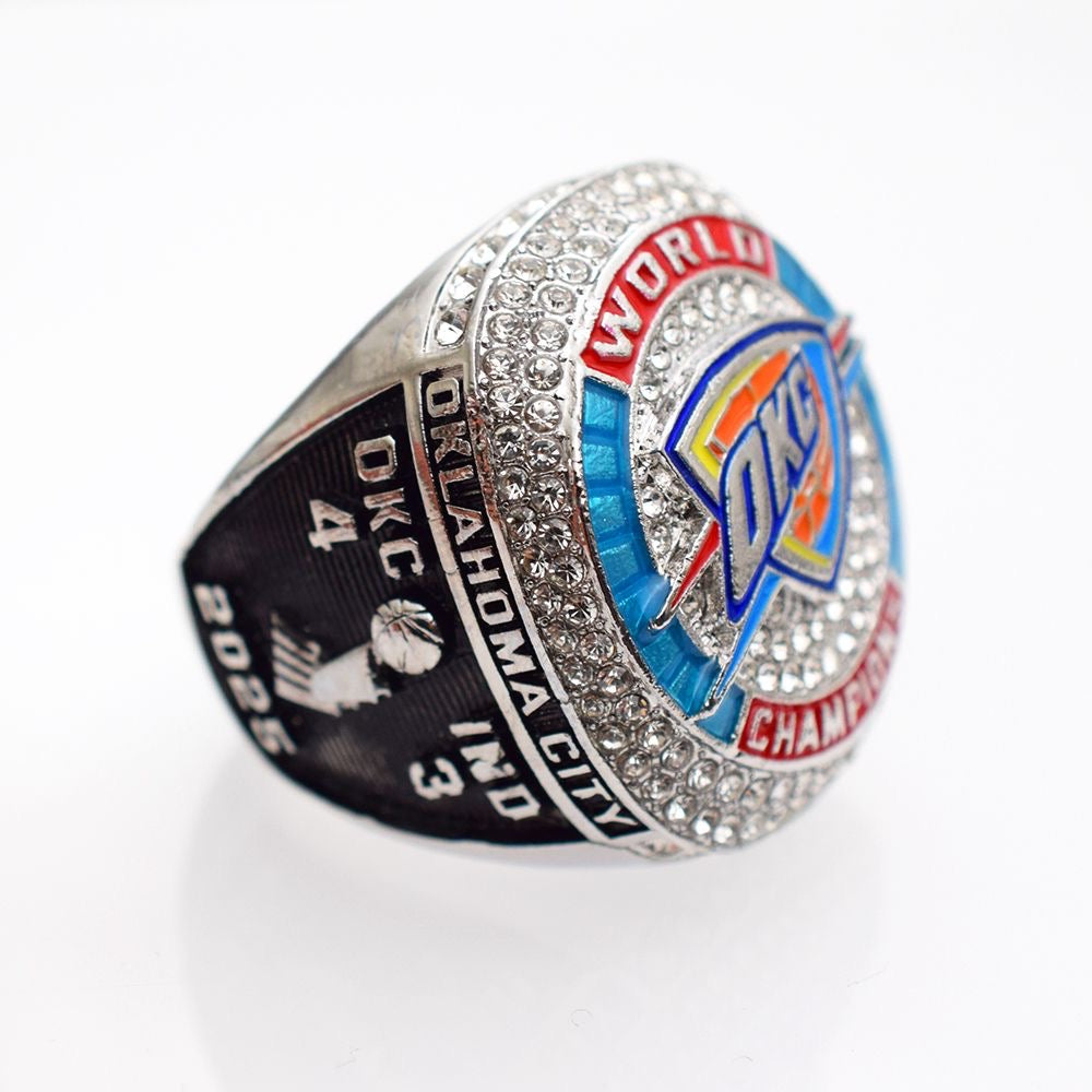 Oklahoma City Thunder 2025 championship ring with box, Alexander (SGA), US SHIP - EB Sports Championship Rings