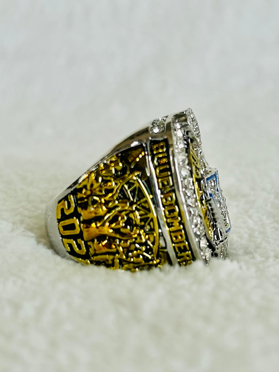 2021 Winnipeg Blue Bombers CFL Grey Cup Championship Ring With Box - EB Sports Championship Rings