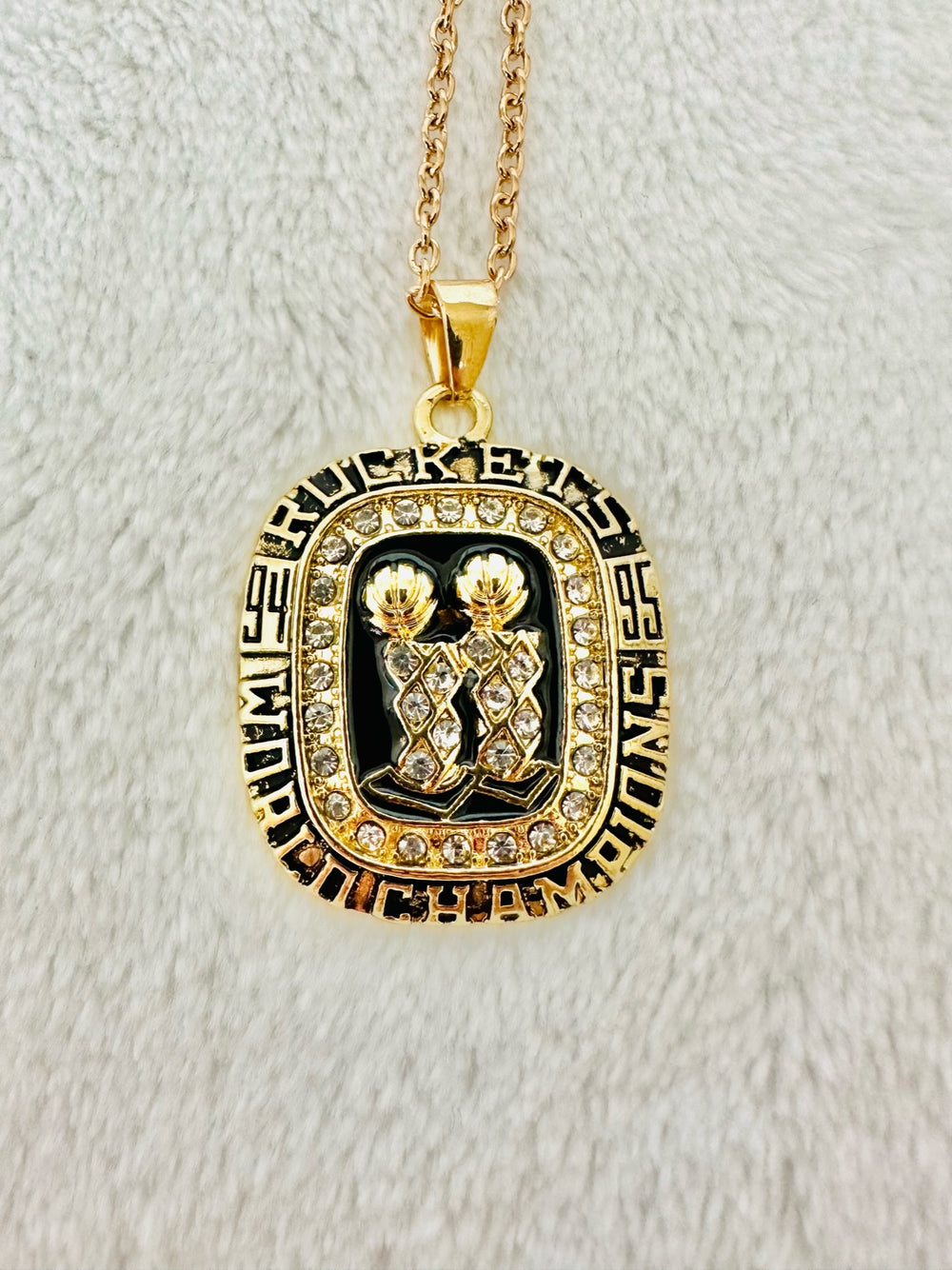 1995 Houston Rockets NBA Championship Pendant - EB Sports Championship Rings