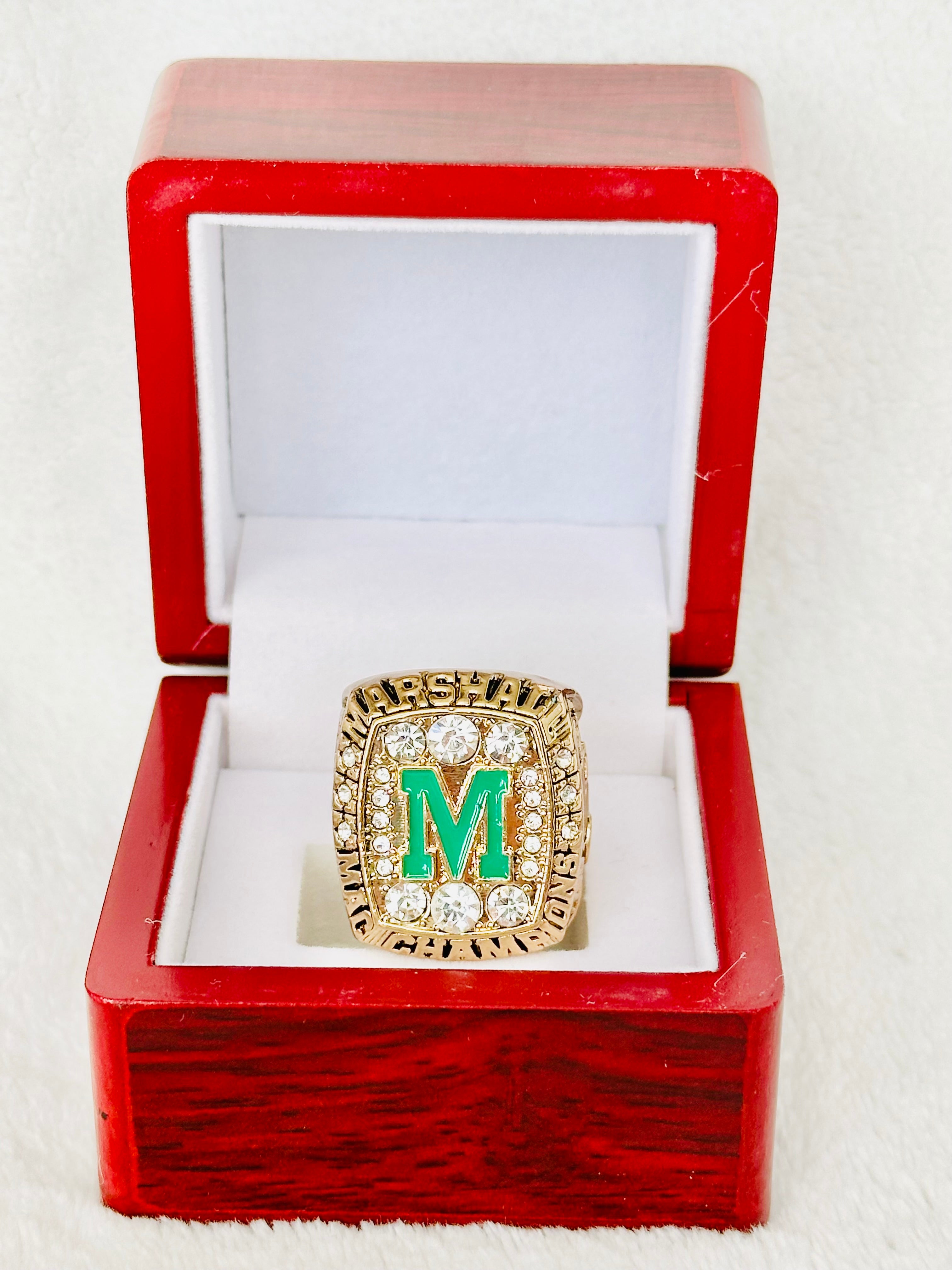 1997 Marshall MAC Championship ring W Box - EB Sports Championship Rings