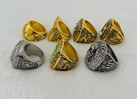 7 PCS Philadelphia Eagles Super Bowl Ring Set with box