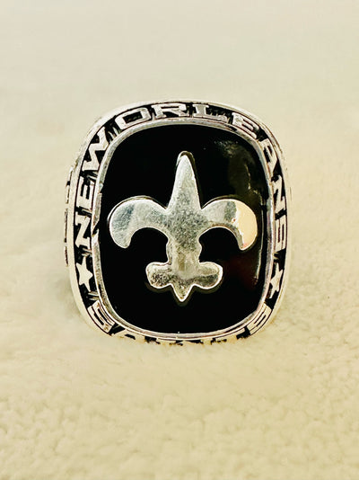 New Orleans Saints Classic Balfour Silver Ring - EBSports Championship Rings