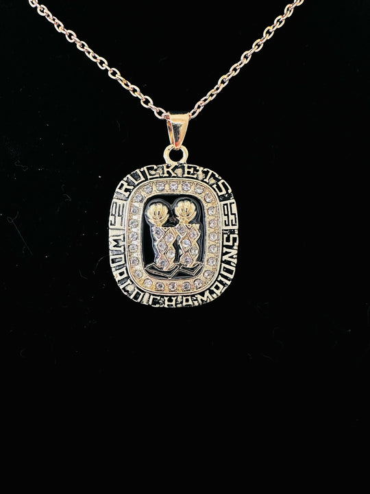 1995 Houston Rockets NBA Championship Pendant - EB Sports Championship Rings