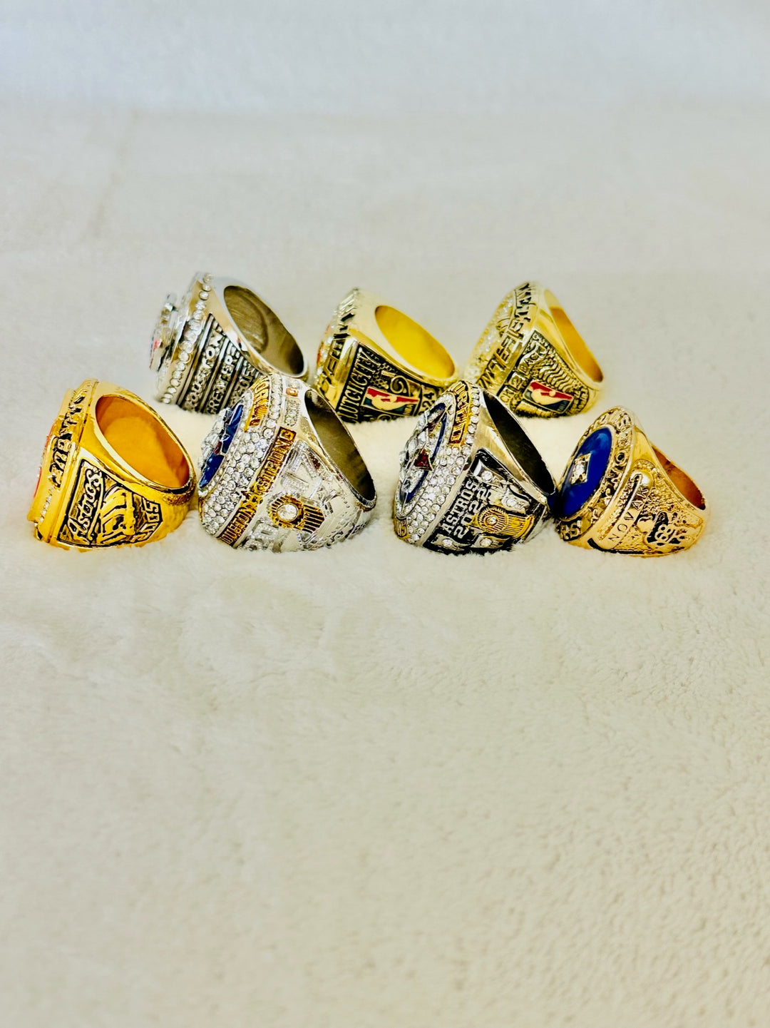 7 Pcs Houston Ultimate Championship Ring Set W Box,  SHIP, NFL MLB NBA - EBSports Championship Rings