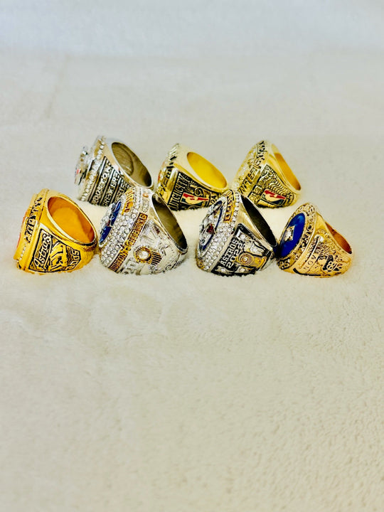 7 Pcs Houston Ultimate Championship Ring Se, NFL MLB NBA - EBSports Championship Rings