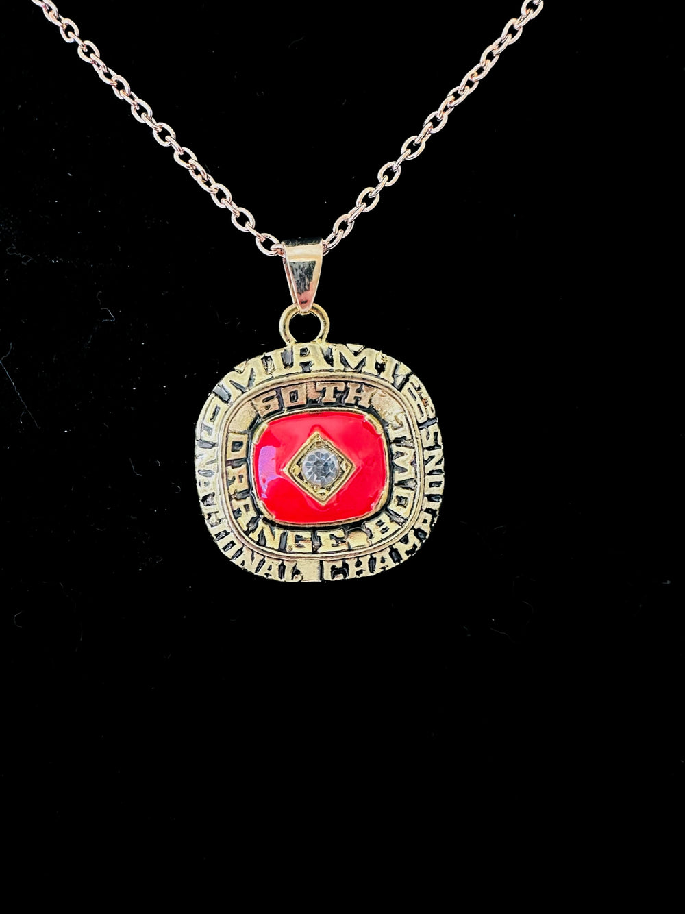 1983 Miami Hurricanes NCAA Championship Pendant - EB Sports Championship Rings