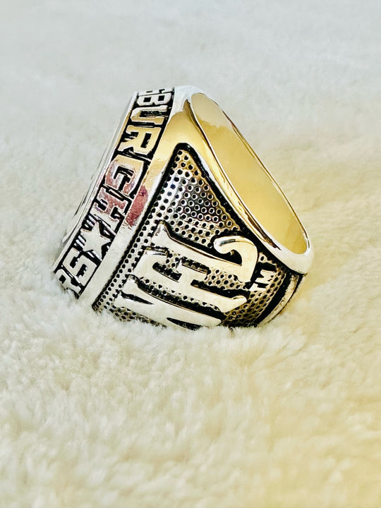 Pittsburgh Steelers Classic Balfour Silver Ring W Box, US SHIP - EBSports Championship Rings