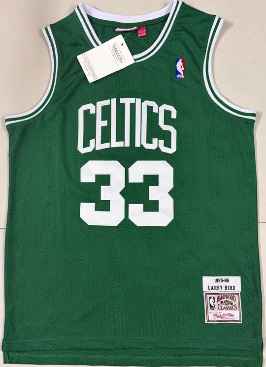 Larry Bird Boston Celtics Hardwood Classics Stitched Jersey, Carry L and XL