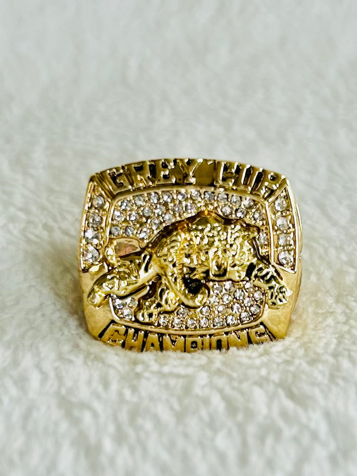 1999 BC Lions Grey Cup Championship Ring, Team Issued CFL - EB Sports Championship Rings