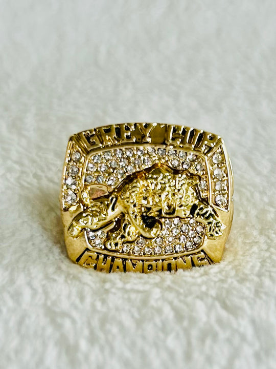 1999 BC Lions Grey Cup Championship Ring, Team Issued CFL - EB Sports Championship Rings