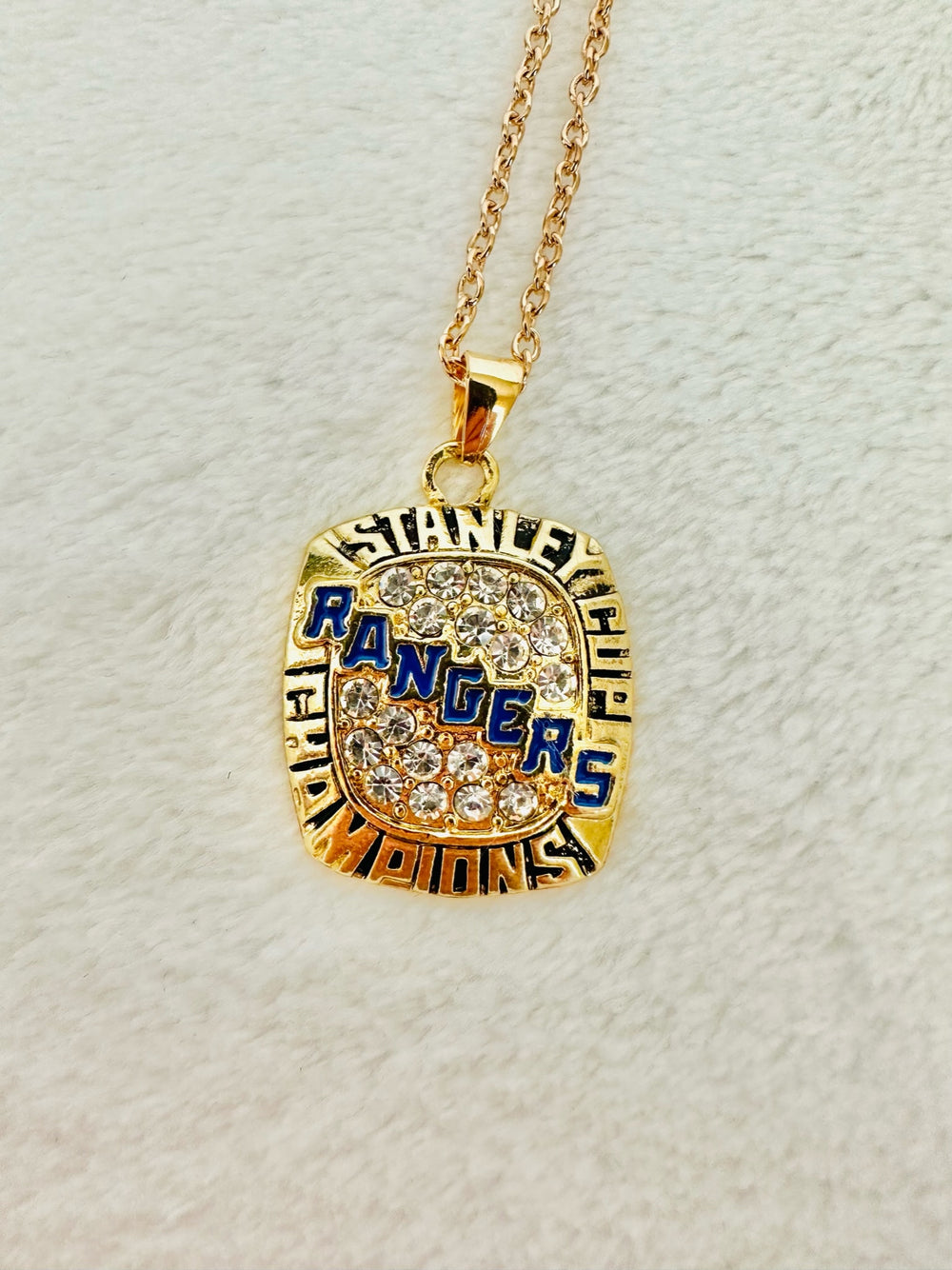 1994 New York Rangers Stanley Cup Championship Pendant - EB Sports Championship Rings