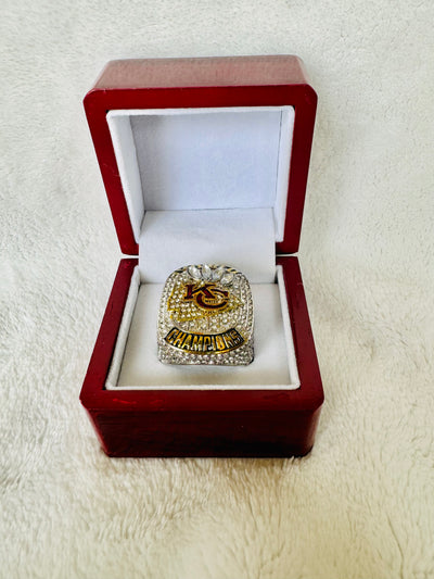 2024 Kansas City Chiefs Championship Ring W Box, Mahomes, US SHIP - EB Sports Championship Rings