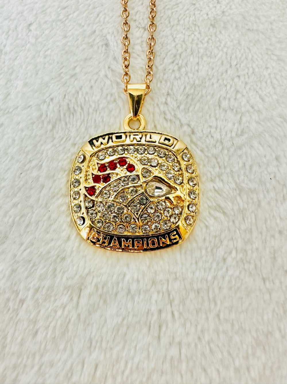 1997 Denver Broncos Super Bowl Pendant - EB Sports Championship Rings