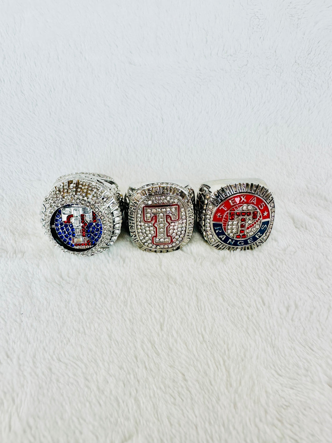 MTEXAS RANGERS New Championship RING Set 2010/2011/2023 - EB Sports Championship Rings