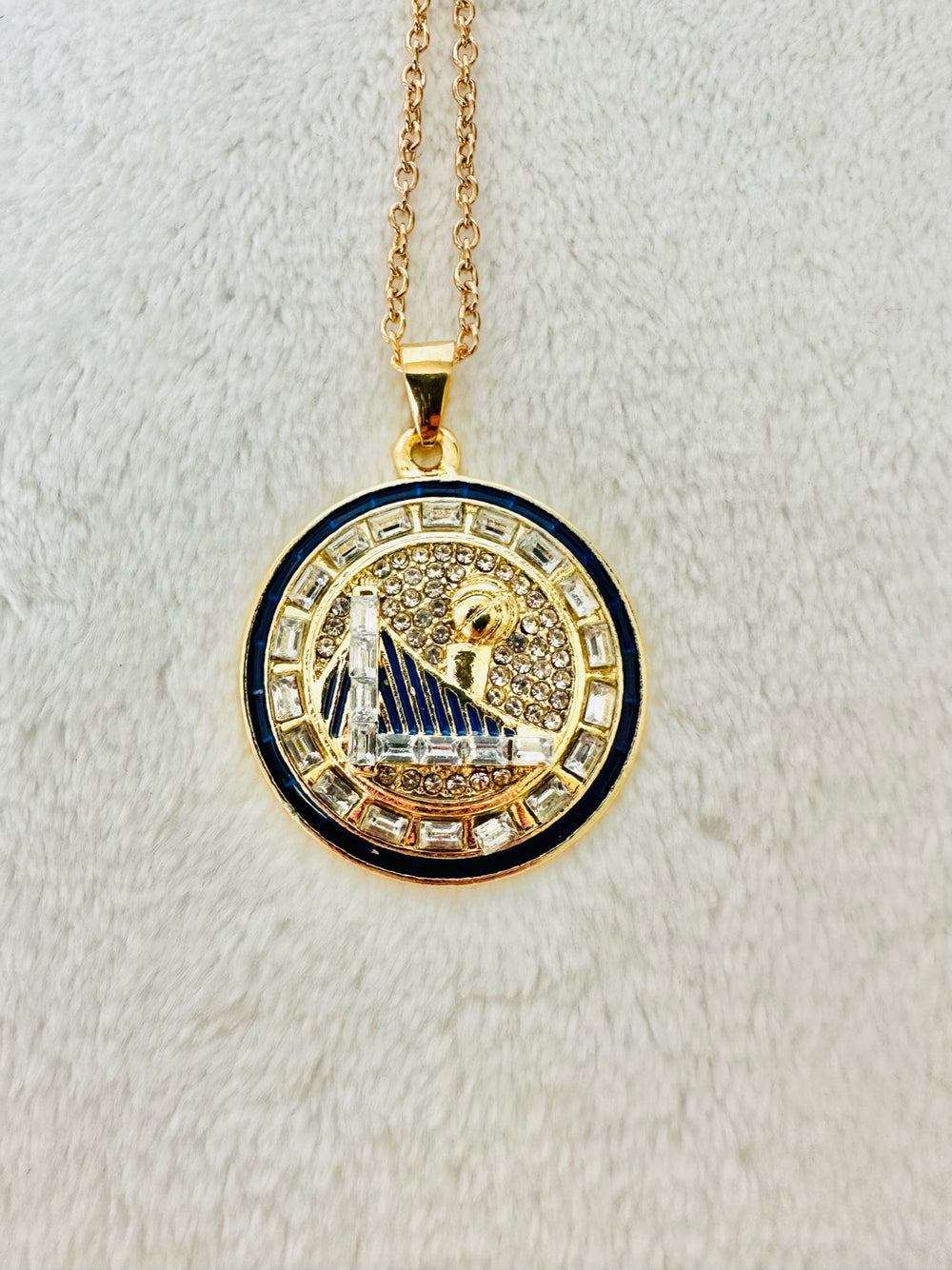 2017 Golden State Warriors NBA Championship Pendant - EB Sports Championship Rings