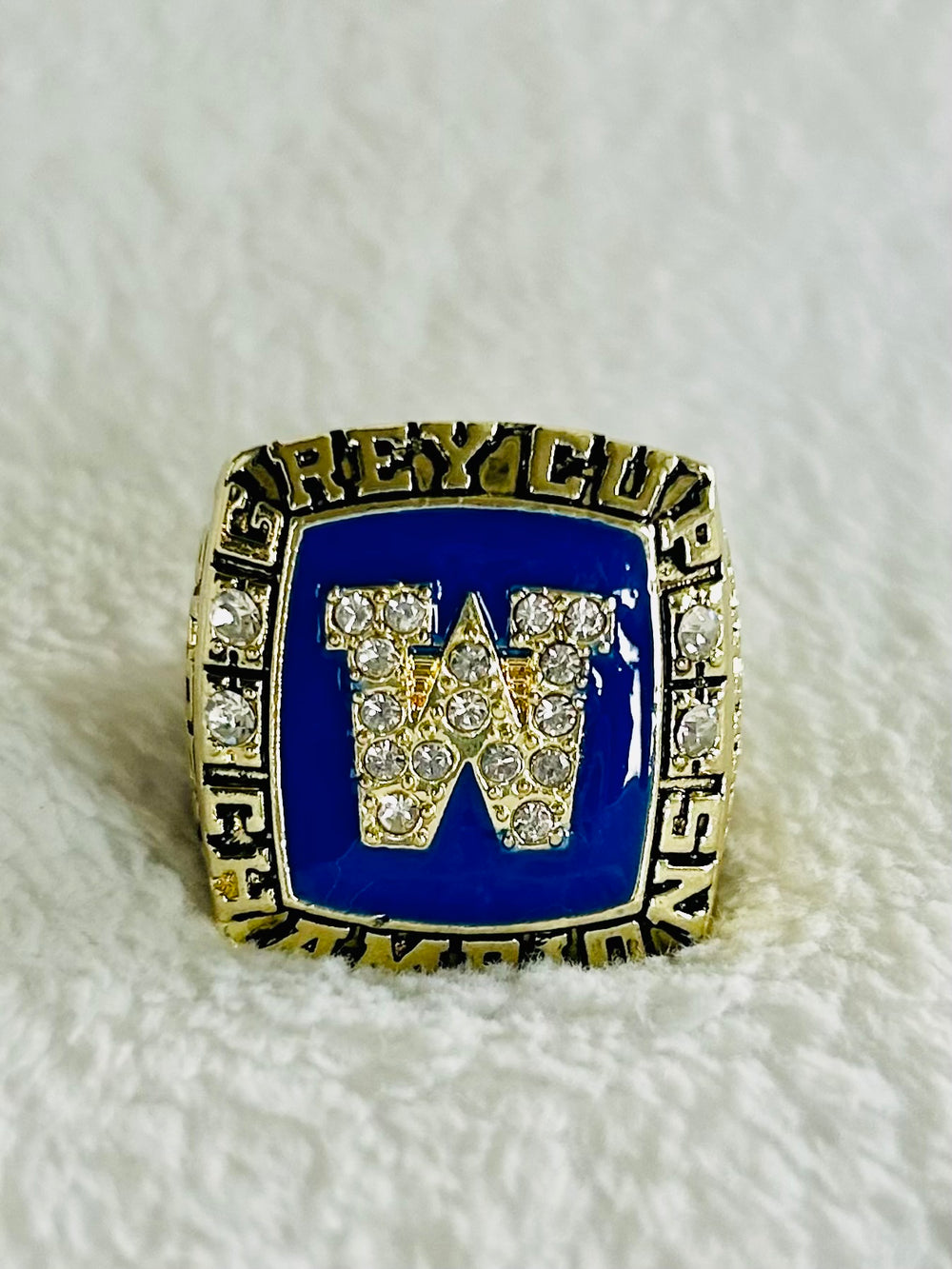 1962 Grey Cup Champions Ring: Winnipeg Blue Bombers, Professional Canadian Football - EB Sports Championship Rings