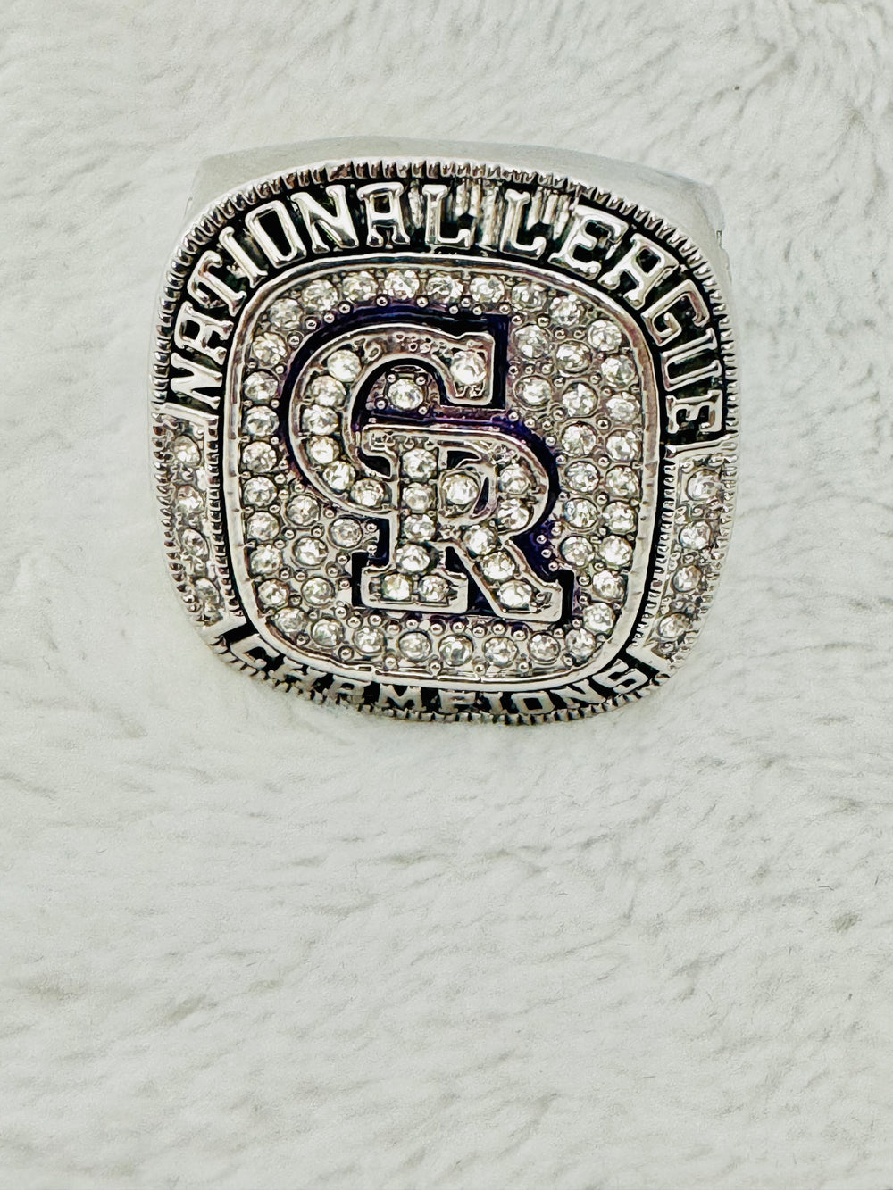 2007 Colorado Rockies National League Championship Ring with box - EB Sports Championship Rings