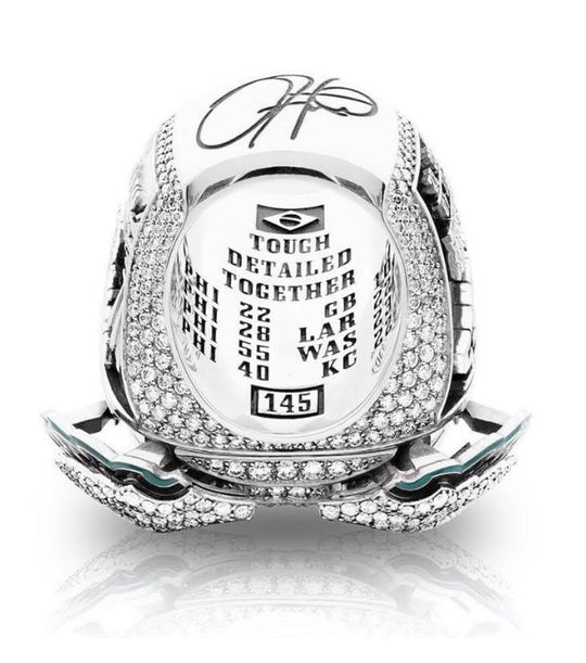 Pre-order NEW! Limited Edition Philadelphia Eagles Super Bowl LIX Replica Ring ships 20 August