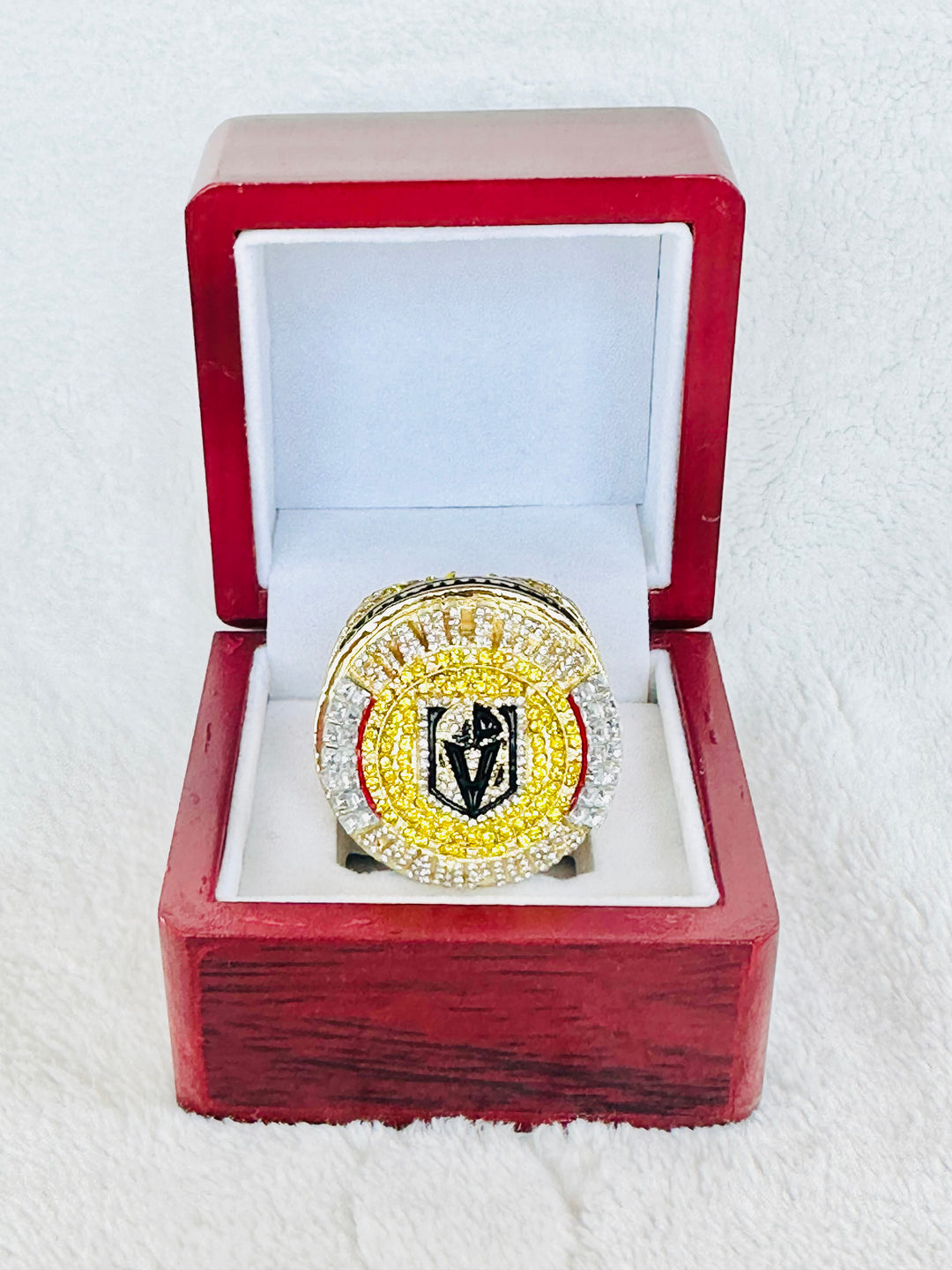 2023 Las Vegas Golden Knights Stanley Cup Championship ring with box - EB Sports Championship Rings