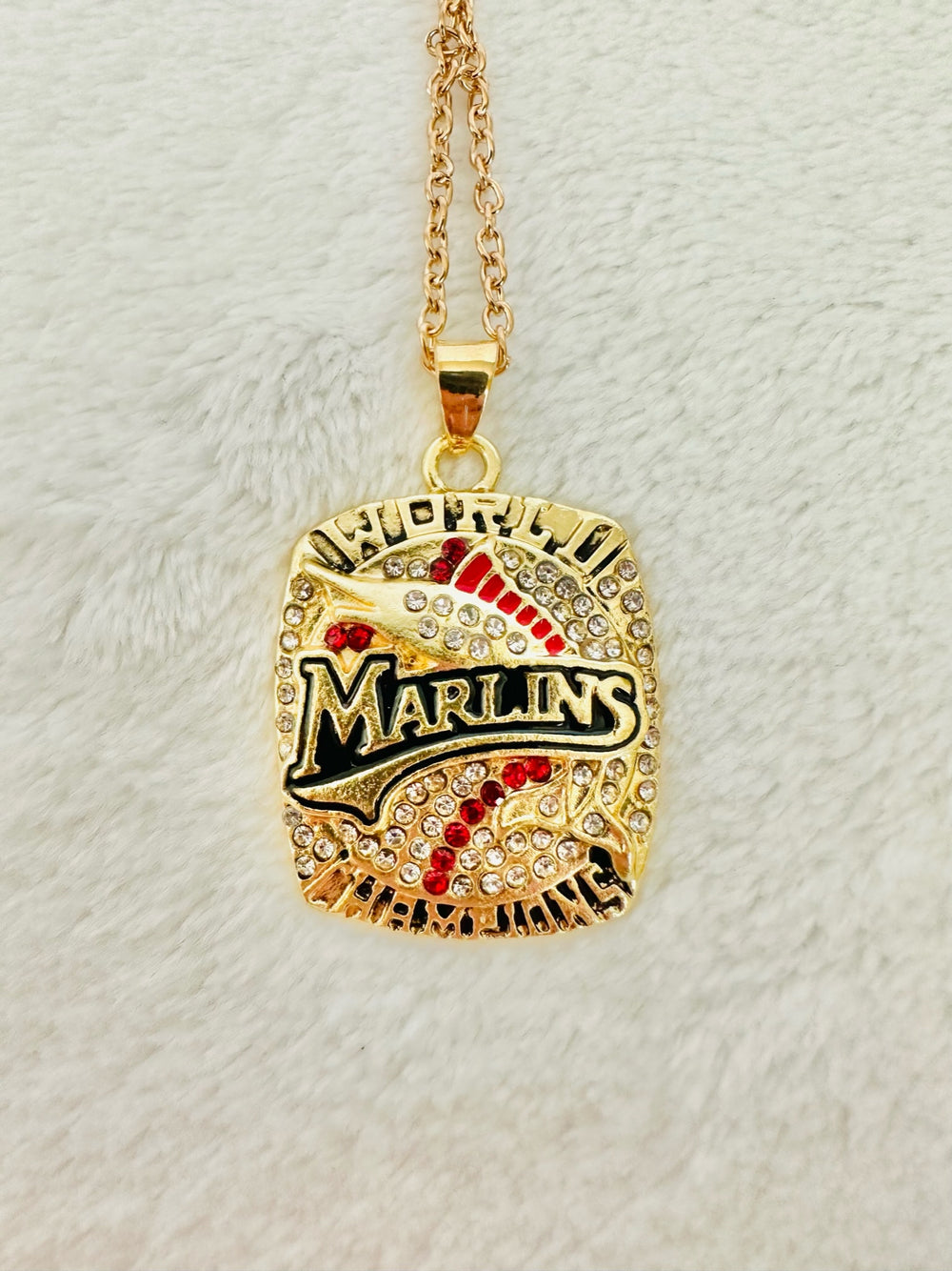 2003 Florida Marlins World Series Pendant - EB Sports Championship Rings