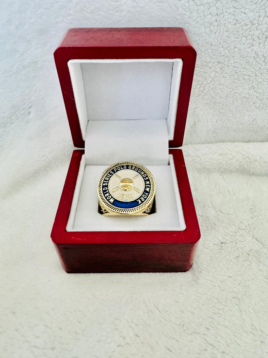 1921 NEW YORK Yankees World Series Champions Ring with Box, US SHIP - EB Sports Championship Rings