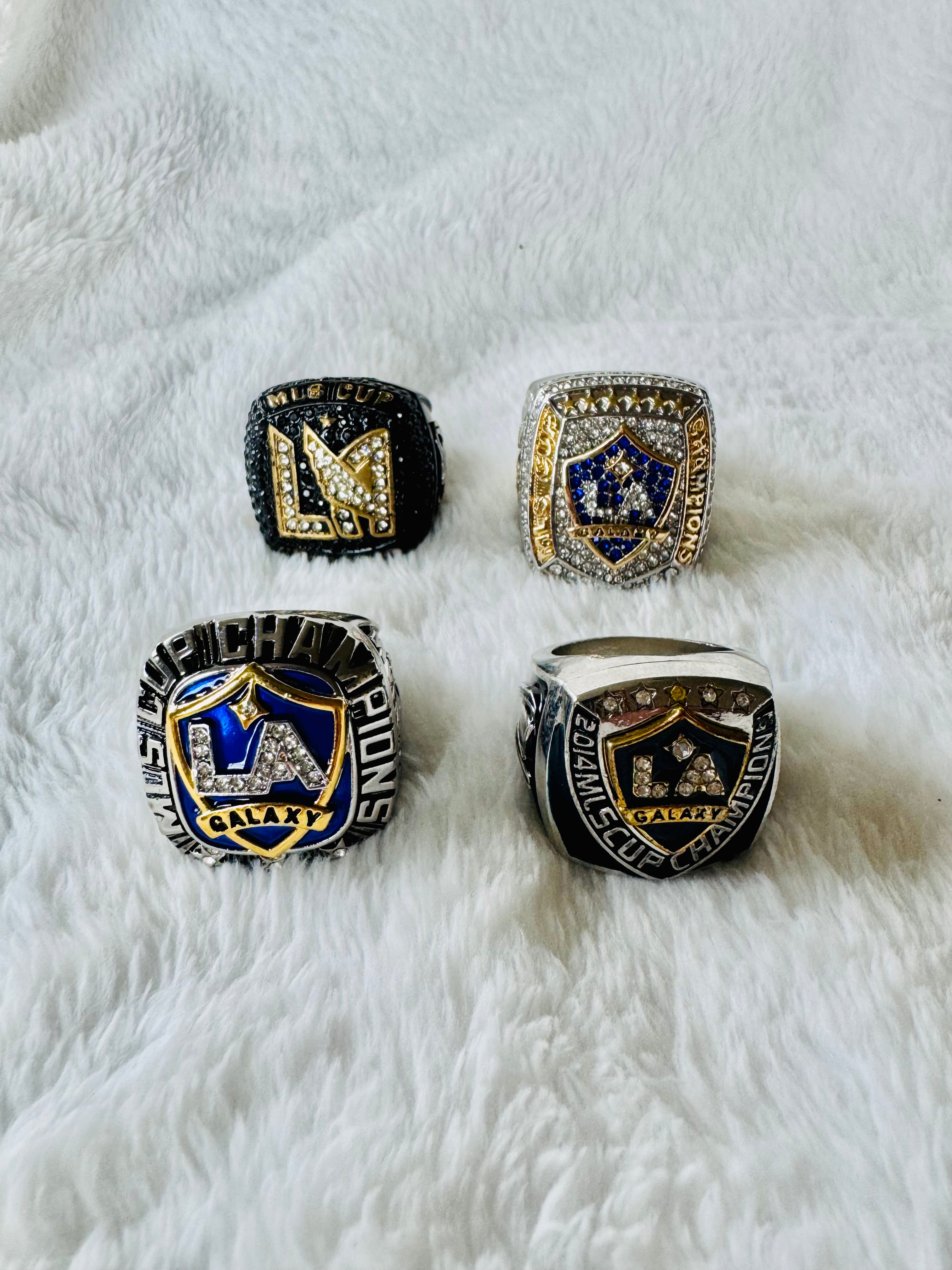2011/14/22/24 MLS Cup LA Galaxy Championship Replica Ring Stadium Giveaway - EB Sports Championship Rings