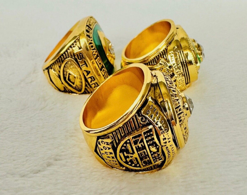 3 PCS Green Bay Packers Championship Ring SET, US SHIP 61/62/65