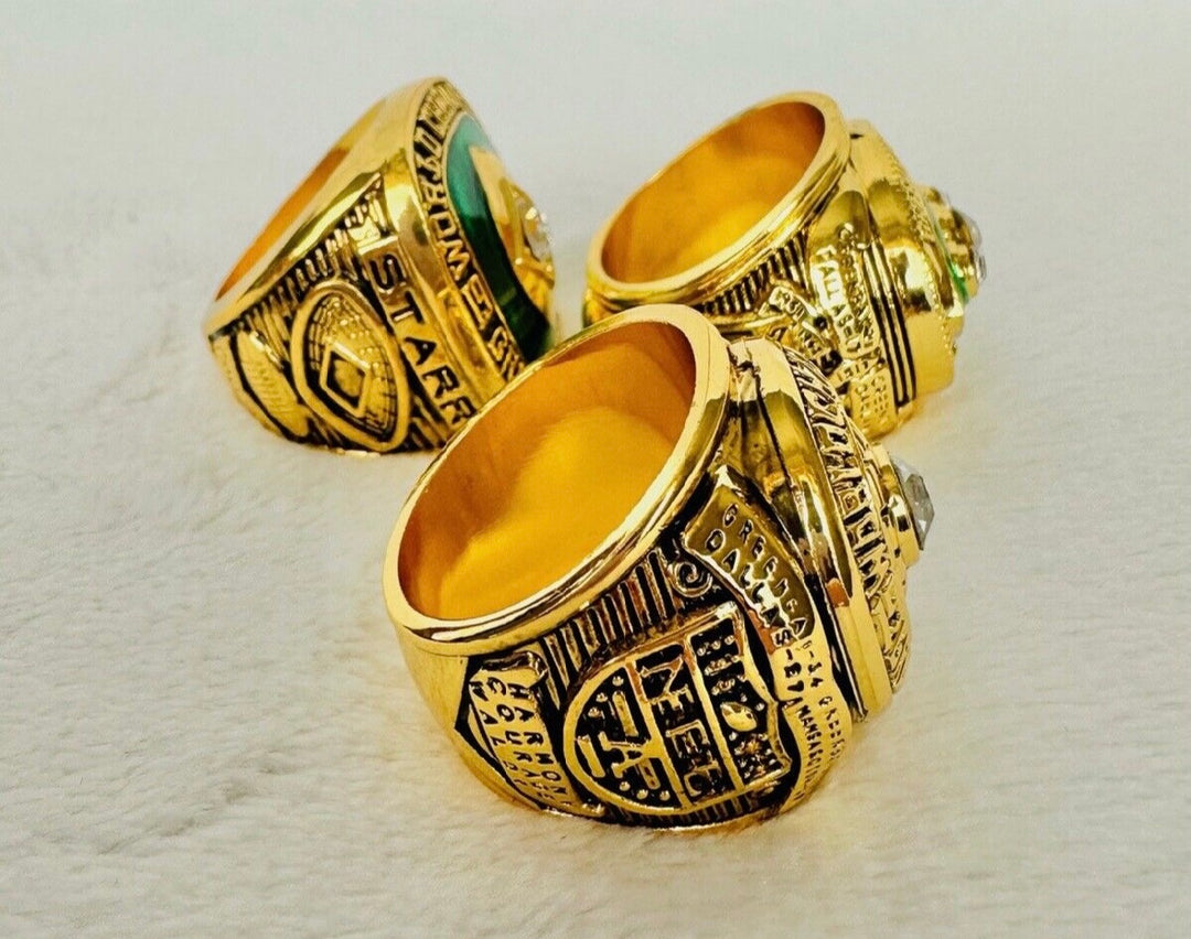 3 Peat Green Bay Packers Championship Ring SET W Box, US SHIP 65/66/67