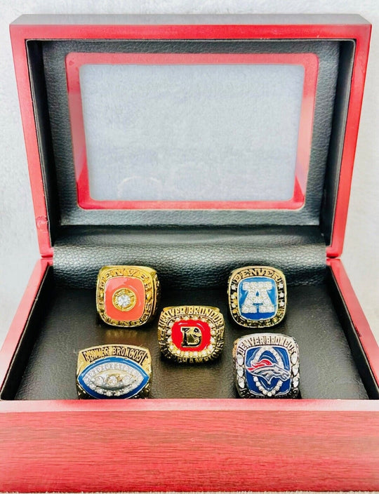 Denver Broncos AFC Championship Ring Set with box, US SHIP