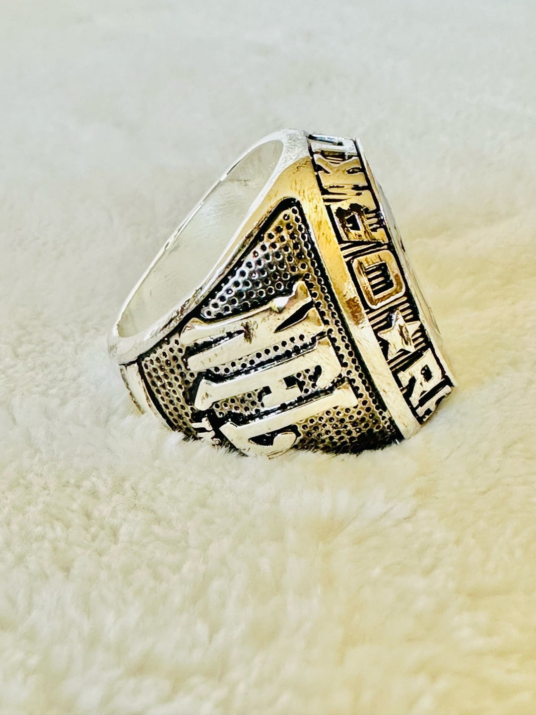 Oakland Raiders Classic Balfour Silver Ring, US SHIP - EBSports Championship Rings