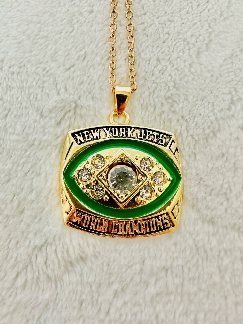 New York Jets 1968 Championship Pendant - EB Sports Championship Rings