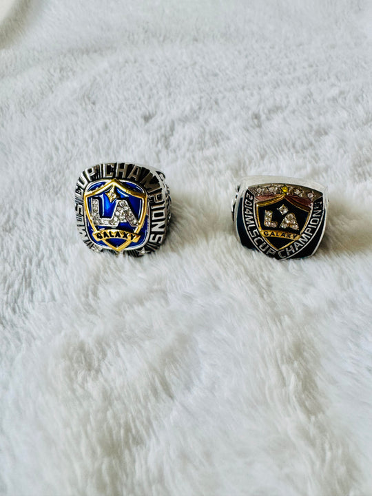 2011 & 2014 MLS Cup LA Galaxy Championship Replica Ring Stadium Giveaway - EB Sports Championship Rings