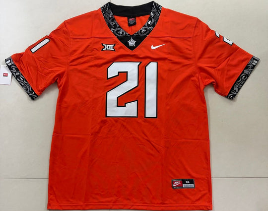 Barry Sanders Oklahoma State Cowboys Nike Stitched Jersey, Carry L and XL Rare