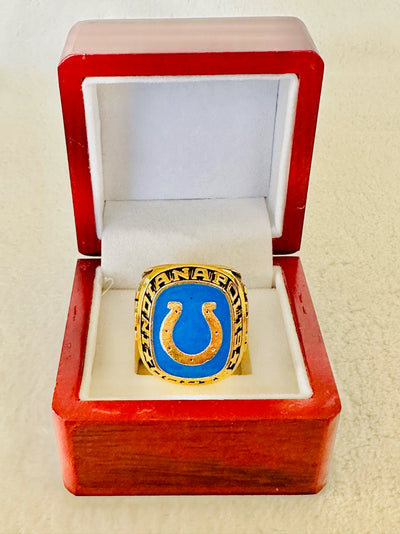 Indianapolis Colts Classic Balfour Gold Ring W Box, US SHIP - EBSports Championship Rings