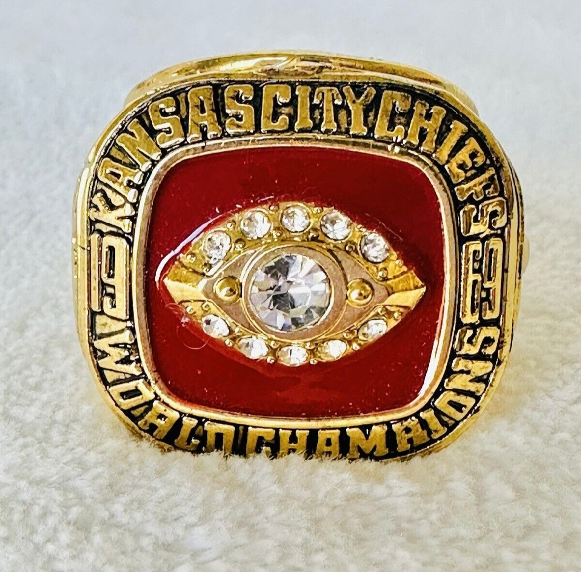 1969 Kansas City Chiefs Super Bowl Championship Ring, US SHIP - EB Sports Championship Rings