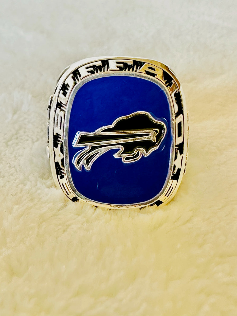 Buffalo Bills Classic Balfour Silver Ring W Box, US SHIP NFL - EBSports Championship Rings