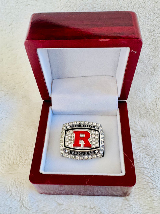 2012 Rutgers Big East Champs Ring W Box, US SHIP