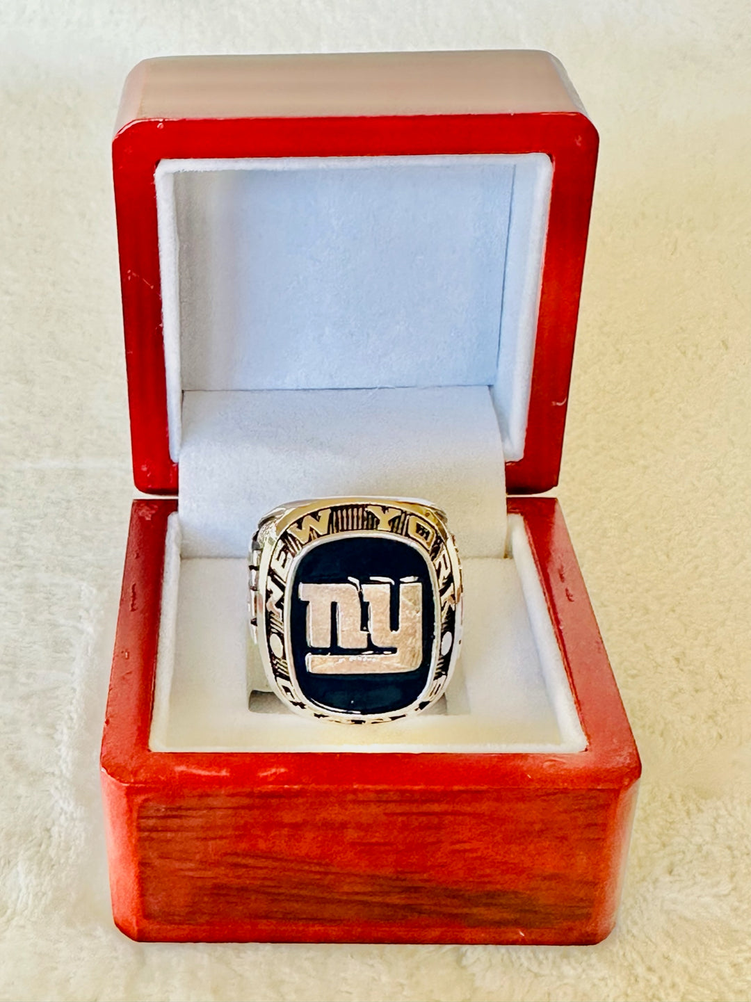 New York Giants Classic Balfour Silver Ring W Box, US SHIP NFL - EBSports Championship Rings