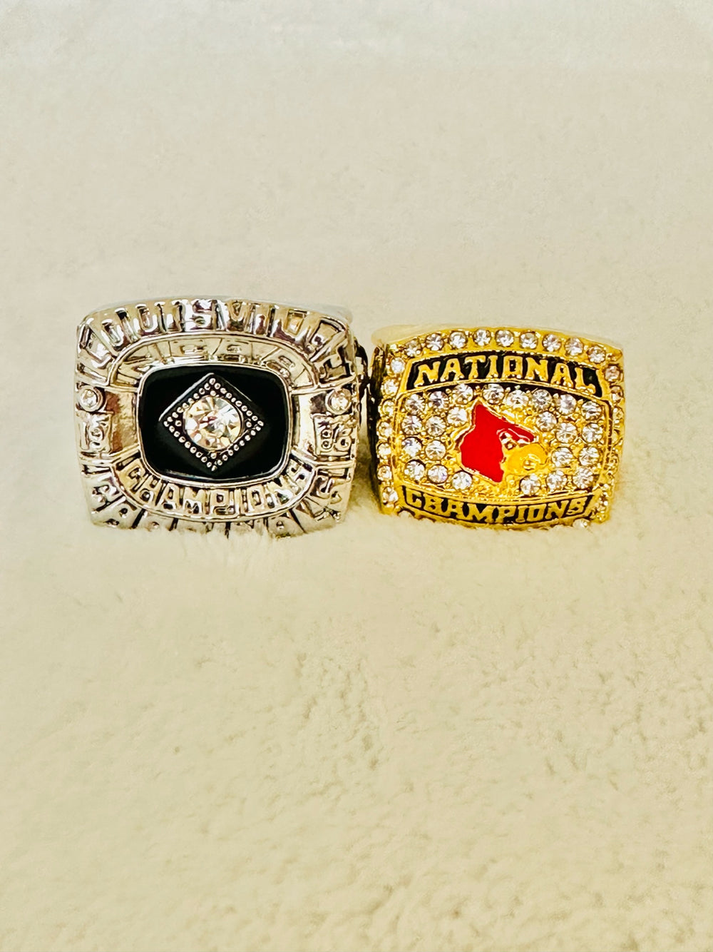 Louisville Cardinals College 1986/2013 Basketball Championship Ring Set W Box - EBSports Championship Rings