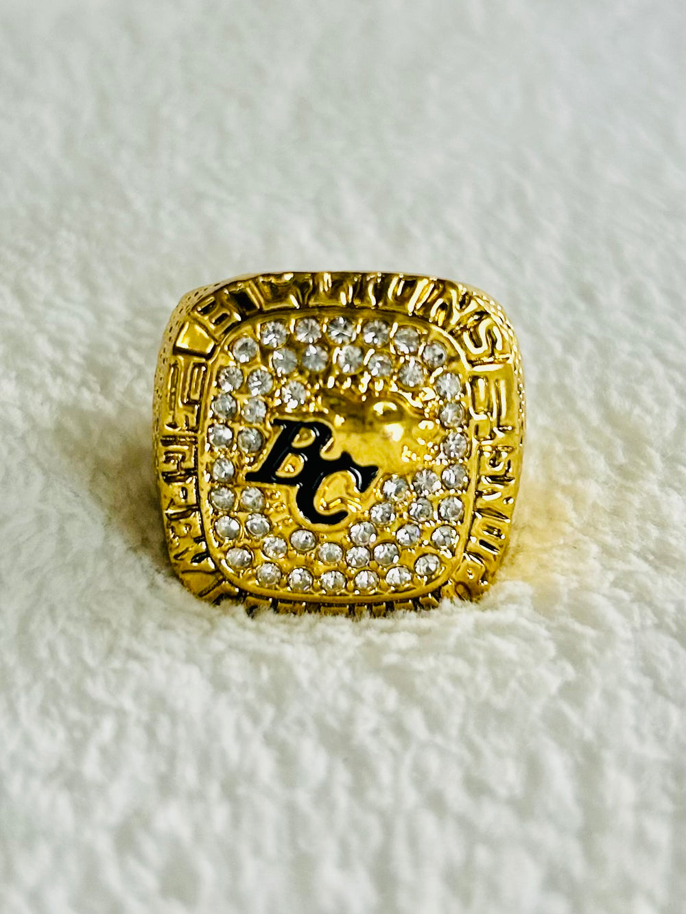 1994 BC Lions Grey Cup Championship Ring with box, Team Issued CFL Argos - EB Sports Championship Rings