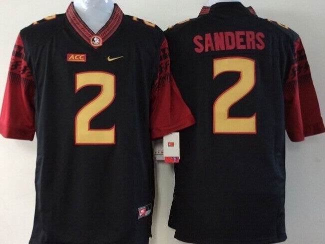 Deion Sanders #2 Florida State Nike Stitched Jersey, Carry L and XL