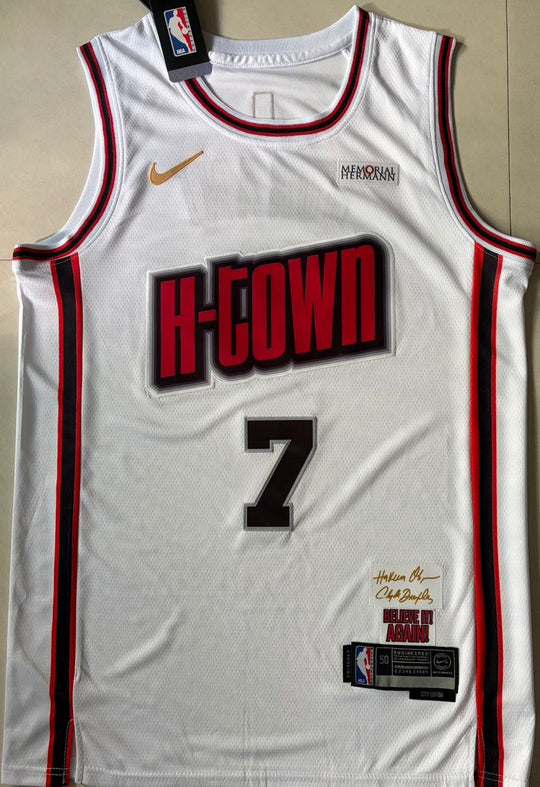 Kevin Durant Houston Rockets Swingman Stitched H-Town Jersey, Carry L and XL