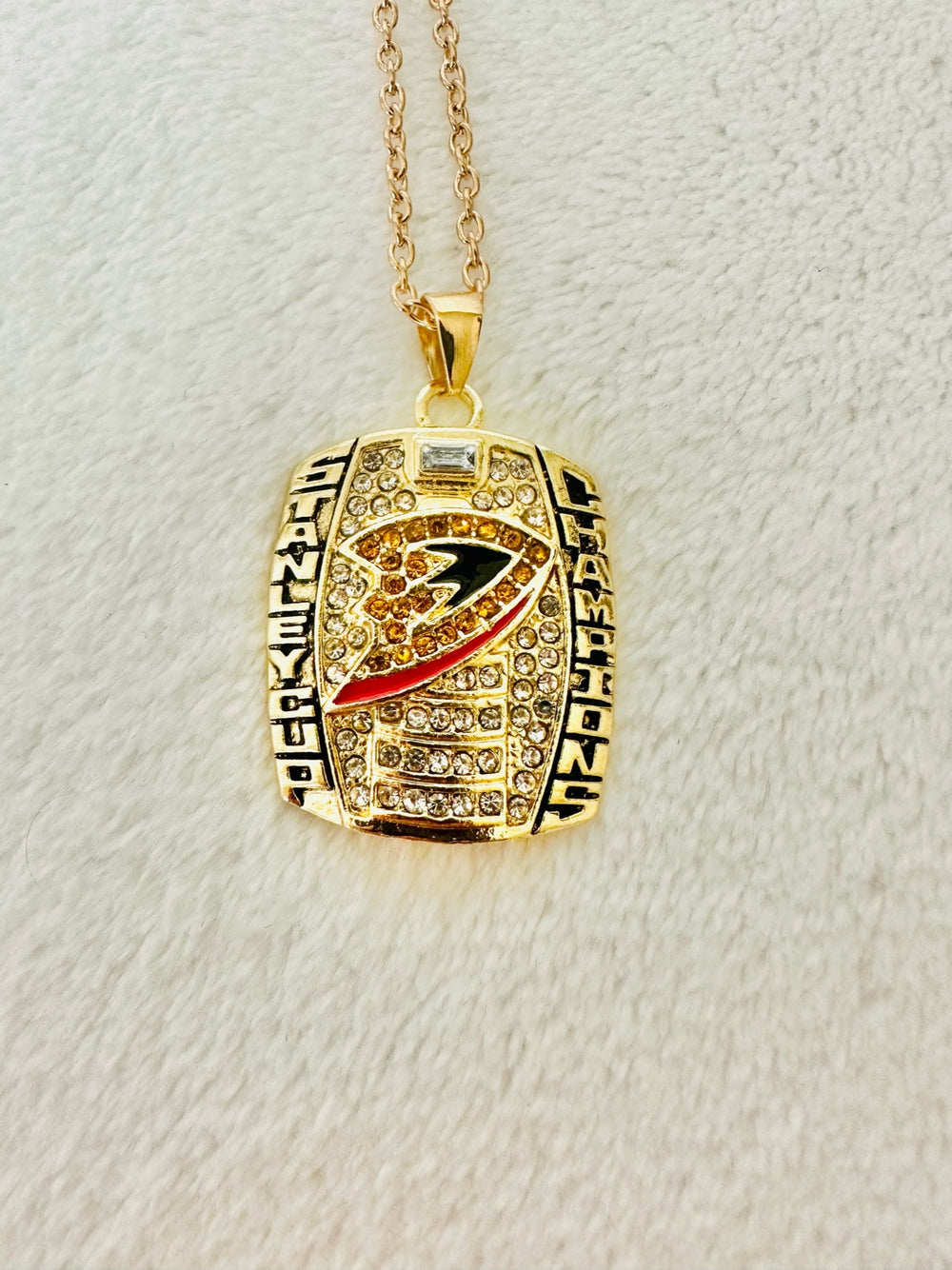 2007 Anaheim Ducks Stanley Cup Pendant - EB Sports Championship Rings