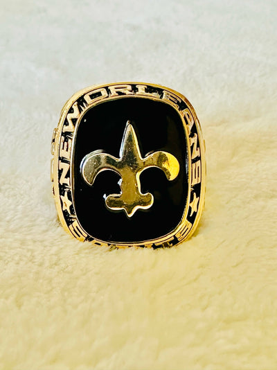 New Orleans Saints Classic Balfour Gold Ring, US SHIP - EBSports Championship Rings