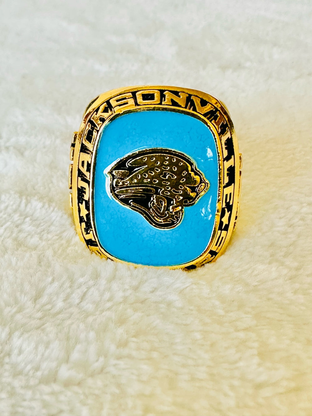 Jacksonville Jaguars Classic Balfour Gold Ring W Box, US SHIP - EBSports Championship Rings